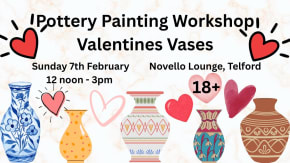 Pottery Painting: Valentines Vases tickets