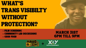 WHAT’S TRANS VISIBILTY WITHOUT  PROTECTION? tickets