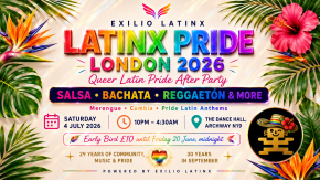 🌈 London Latinx Pride 2026 | Powered by Exilio Latinx tickets
