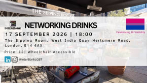 InterBank Networking & Bisexual Awareness Event - 17 September tickets