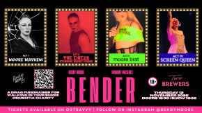 Bendy Moore Proudly Presents: BENDER tickets