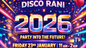 Disco Rani - Welcome 2026 Party - Fri 23rd Jan - Zodiac - DJ Asifa Lahore tickets