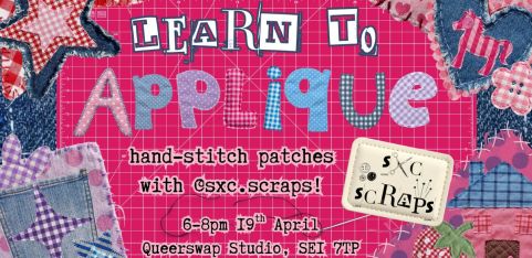 Appliqué Patches with @sxc.scraps at QueerSwap Studio
