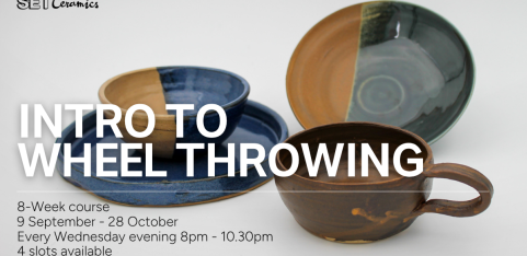 Introduction to Wheel Throwing - 8-Week Course with Ceramicist Lewis Hayes 