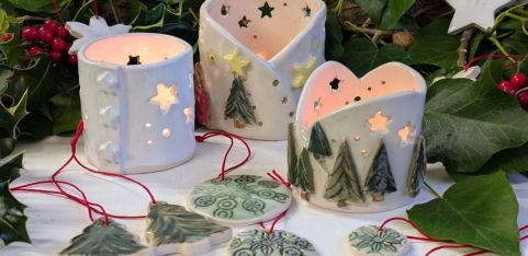 Christmas Ceramics Workshop: Make Festive Tealights and Decorations