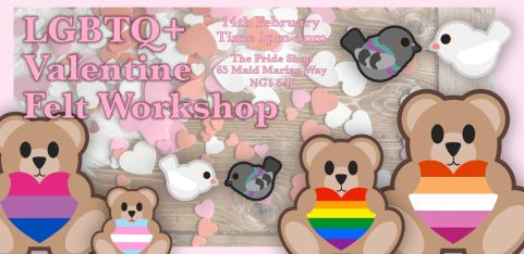 Valentine's Felting Crafting Workshop (Fundraiser)
