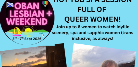 Outdoor Hot Tub, Sauna & Spa sessions at Oban Lesbian+ Weekend, Oban Bay Hotel