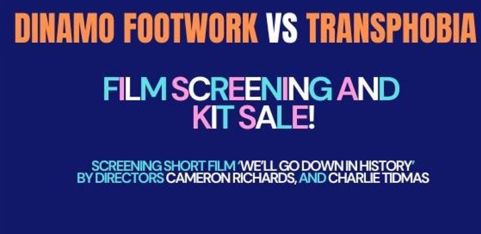 Dinamo vs Transphobia: Film screening and kit sale