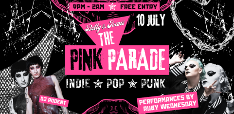 The Pink Parade 🖤 Indie Pop Punk Night at Betty & Joan's