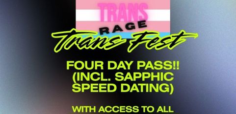 TRANS FEST 4 DAY PASS (Incl. Sapphic Speed Dating) with free badge