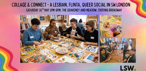 Collage & Connect - a Lesbian, FLINTA, Queer social in SW London