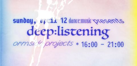 dance:music presents deep:listening with nono gigsta, rosamond martin and food by eli grom