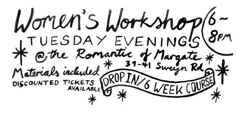 Women’s Workshop with artist + writer Lily Hughes