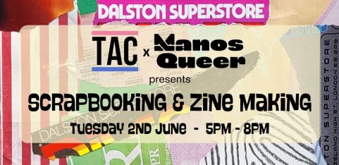 2ND JUNE: Scrapbooking & Zine Making Workshop