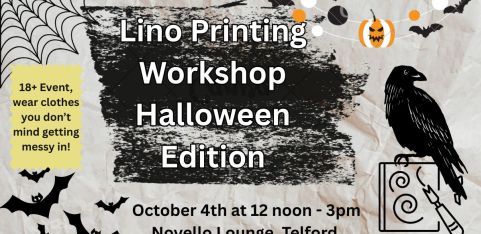 Lino Printing Workshop - Halloween Edition