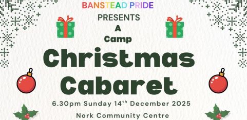 A Camp Christmas Cabaret - With Banstead Pride, Christmas Drag Show