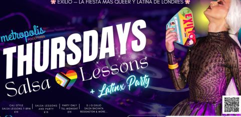 Cali Style LGBTQ, Queer Salsa Class for beginners + Latinx Party TILL MIDNIGHT