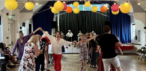 Ceilidh dance for Whitstable Jack-in-the-Green!