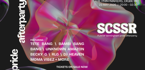 SCSSR: Birmingham Pride Afterparty