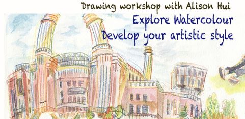 Explore Watercolour Develop your Artistic Style Drawing Workshop by Alison Hui
