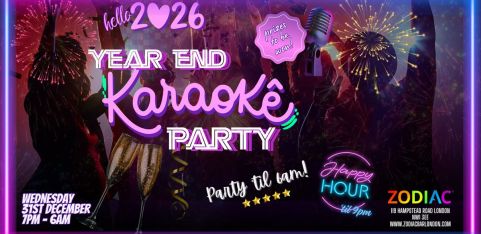 Year End Karaoke Party! (ACCESS TO BOTH FLOORS)