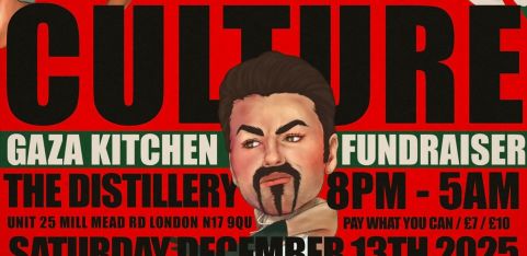 This is My Culture Christmas Rave fundraiser for Gaza Soup Kitchen