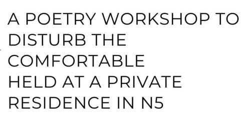 PENANCE POETRY WORKSHOP