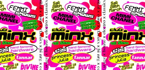 NEW! CLUB MINX - QUEER DANCE PARTY