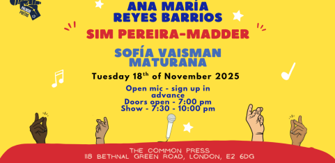 The Common Press Poetry Night Ft Palacio de Poetas