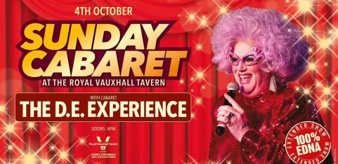 SUNDAY CABARET WITH THE D.E. EXPERIENCE 