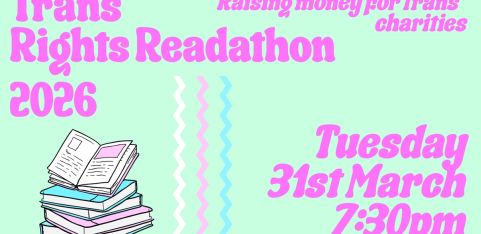 Trans Rights Readathon 2026 at Kirkdale Bookshop 🏳️‍⚧️