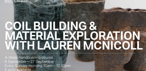 Coil Building & Material Exploration: 4-Week HandBuilding Short Course with Artist Lauren McNicoll