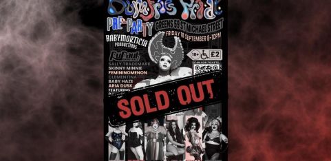 DUMFRIES PRIDE PRE PARTY (RUPAULS DRAG RACE SPECIAL GUEST : SALLY TRADEMARK