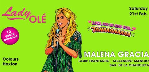 Lady Olé presents FEVER 2000 w/ MALENA GRACIA (live)