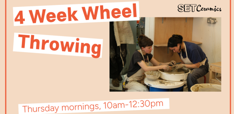 Introduction to Wheel Throwing - 4 Week Short Course 
