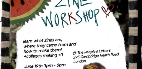 Zine Making workshop hosted by Tuesday 