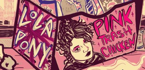 🦄LOLA PONY’s  PINK TRASH CHICKEN RELEASE PARTY 🎉🎀🗑️🍗