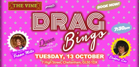 Drag Bingo @ The Vine, Cheltenham