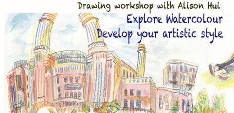 Explore Watercolour Develop your Artistic Style Drawing Workshop by Alison Hui
