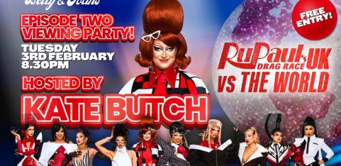RuPaul’s Drag Race UK vs The World — Episode 2 Viewing Party