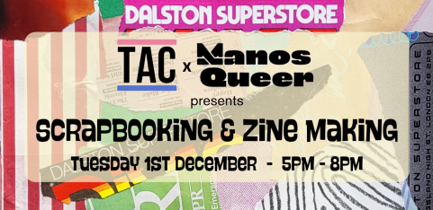 1ST DECEMBER: Scrapbooking & Zine Making Workshop