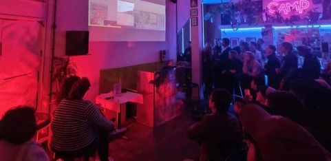 Soft Descent: an early evening of errant writing, performance, and happening