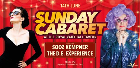 Sunday Cabaret with D.E Experience and Sooz Kempner 