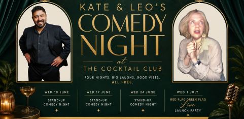 Kate & Leo's Comedy Night at The Cocktail Club