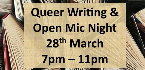 Queer Writing and open Mic Night