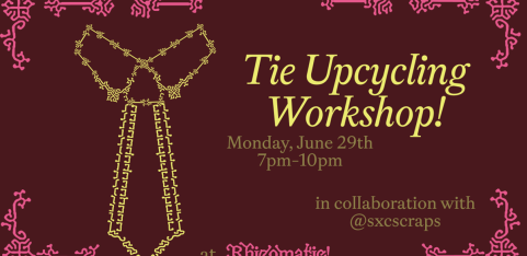 Tie Upcycling Workshop with @sxc.scraps ;)