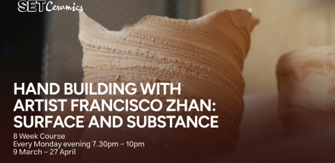 Hand Building: Surface & Substance - 8 week course with Artist Francisco Zhan