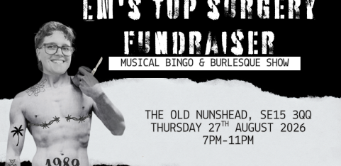 Musical Bingo and Burlesque: Em’s Top Surgery Fundraiser