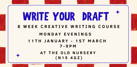 Write Your Draft January - an 8 week creative writing course with Fran Bushe