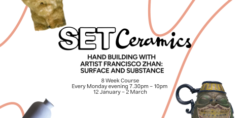 Hand Building: Surface & Substance - 8 week course with Artist Francisco Zhan